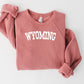 Wyoming State Bella & Canvas Crewneck Sweatshirt