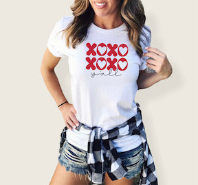 XOXO Y'all Valentine Sights Ink T-Shirt